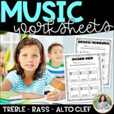 Note Naming Music Worksheets Digital Resources